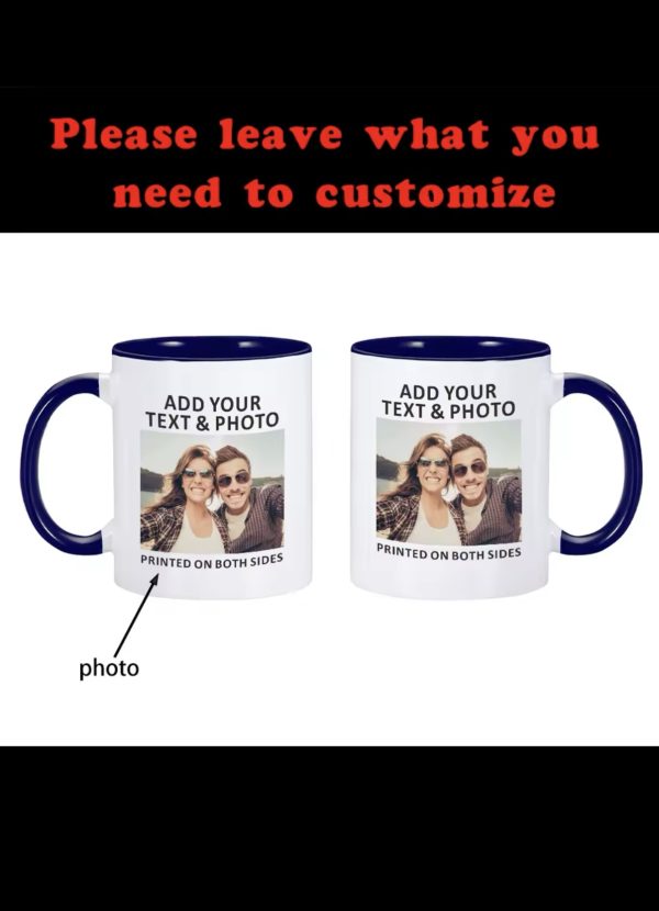Customized Mug (photo and text)