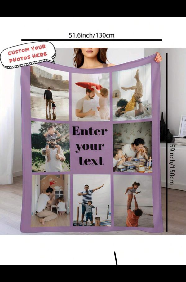 Customized Blanket (photo & text)